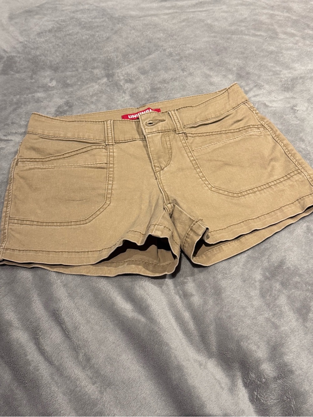 UNIONBAY Women's Khaki Twill Shorts Size 1 (US 2)